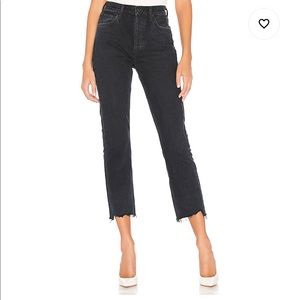 Agolde Riley high rise crop in parish